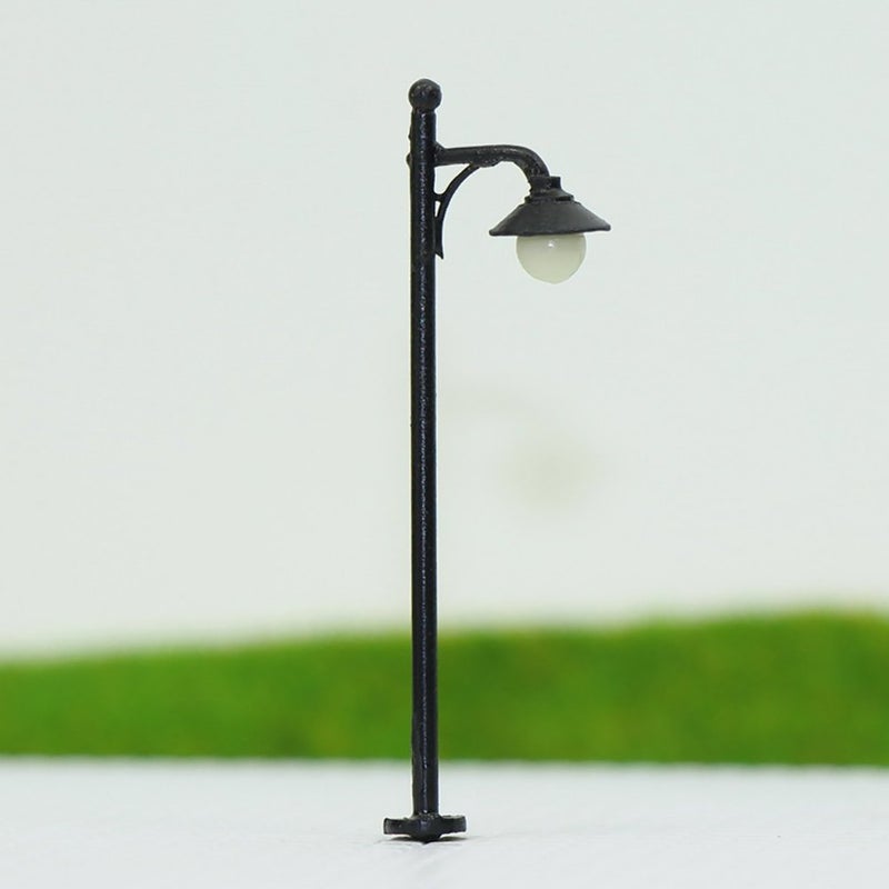 Evemodel LYM21 10pcs Model Railway Train Lamp Post 4.7cm or 1.85inch Street Lights N TT Scale LEDs New - Image 2